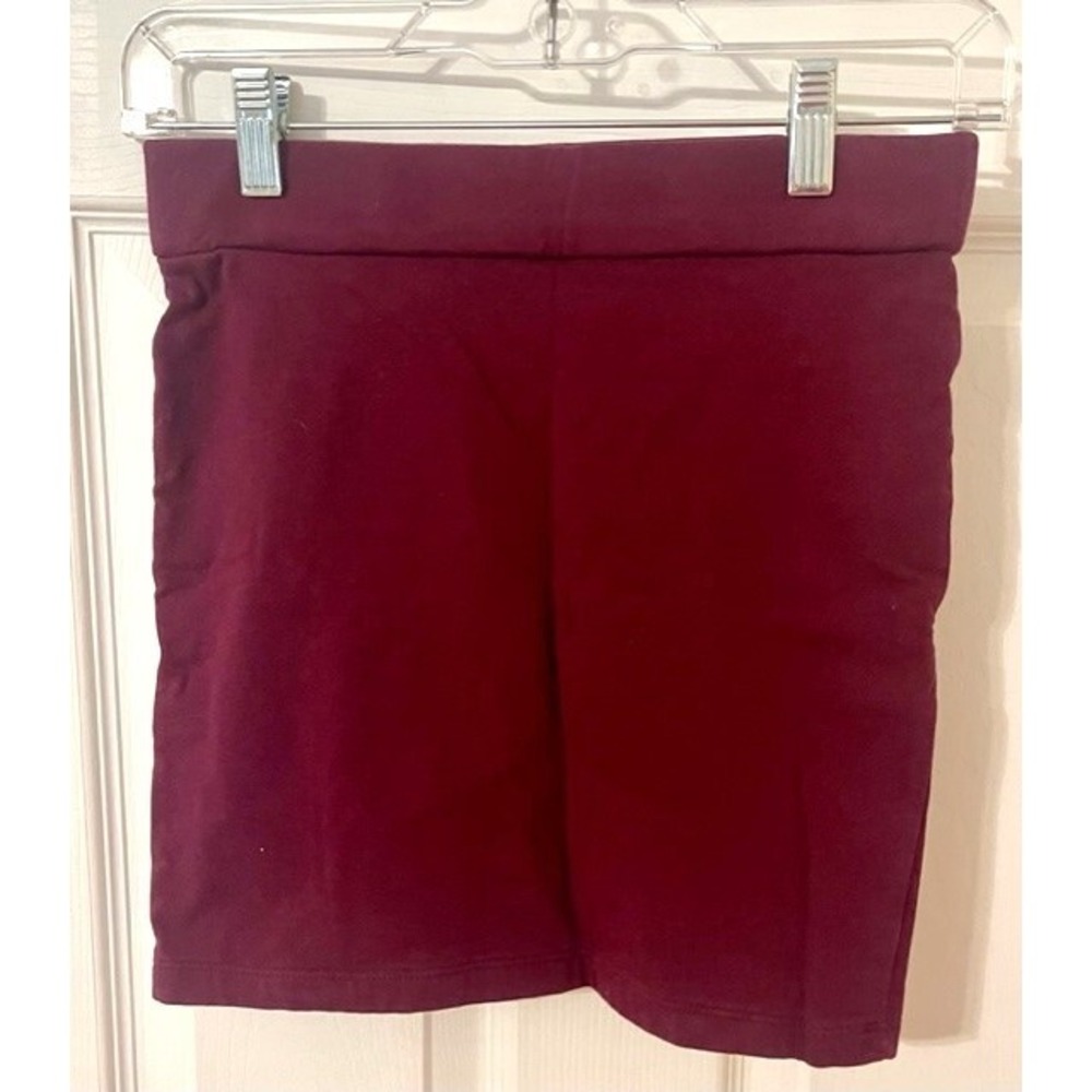 Lot of 2 - Forever 21 Bandeau Skirts Size M  Burgundy and Gray